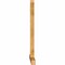 Ekena Millwork Portland Rough Sawn Timber Gable Bracket, Western Red Cedar, 96"W x 64"H x 4"D x 4"F, 16/12 Pitch GBW096X64X0404POR00RWR - alternate 2